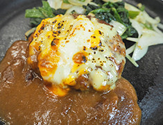 チーズonハンバーグ
